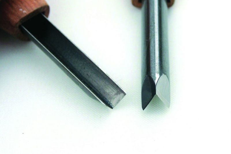 ハイス彫刻刀 三角 (60度) | 道刃物工業株式会社