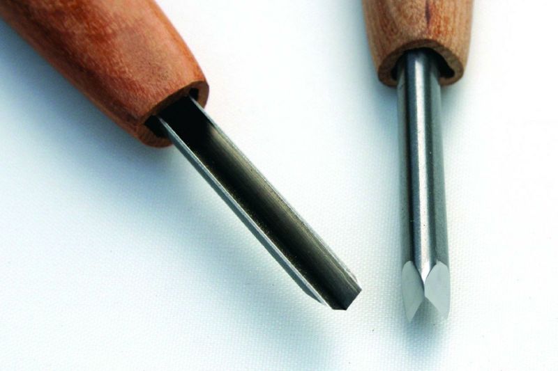 ハイス彫刻刀 三角 (45度) | 道刃物工業株式会社