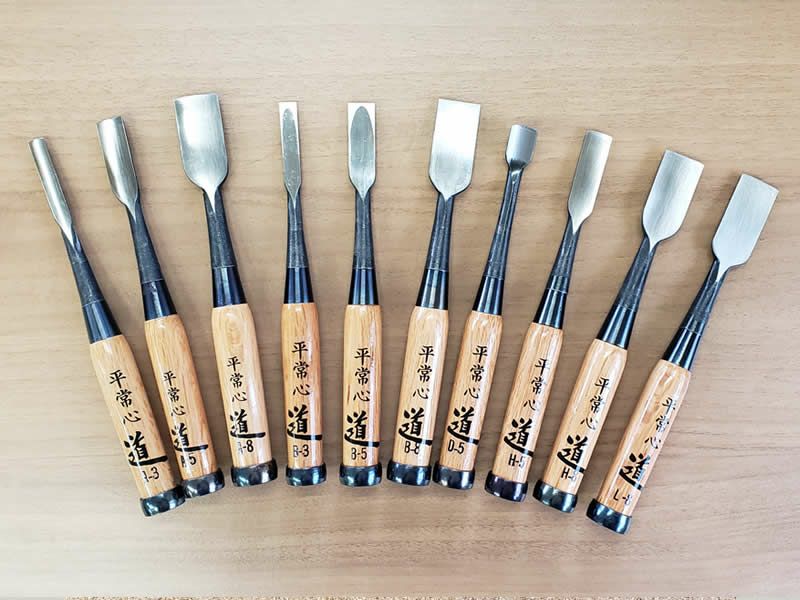 木彫のみ 10本組　アートケース入り
