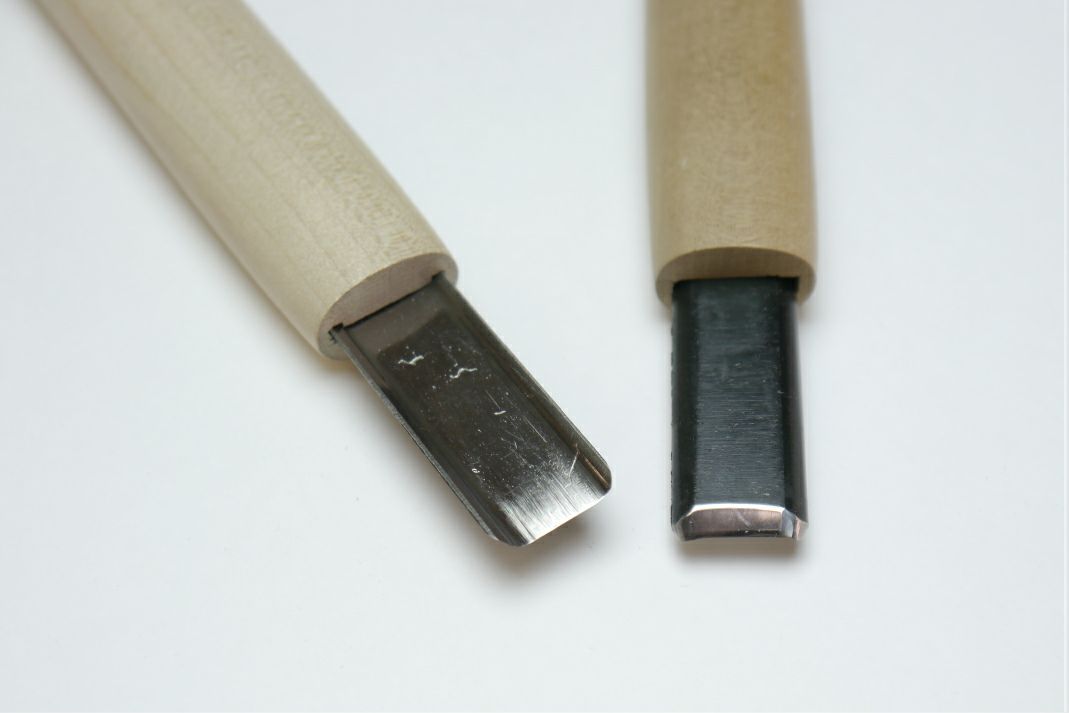 変形彫刻刀 へり上がり 12 mm