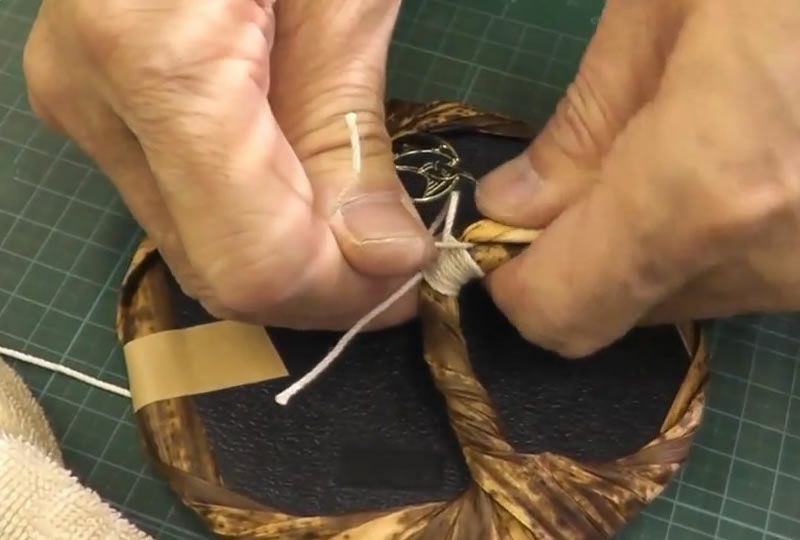 創作ばれん竹皮交換