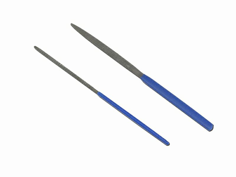 鬼目ヤスリ　2本組（丸、半丸185）