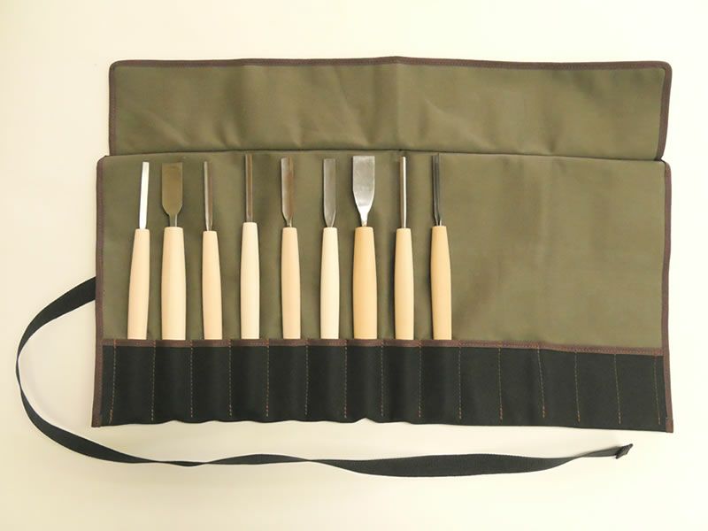 ハイス小道具のみ「天道」9本セット　キャンバスケース付き